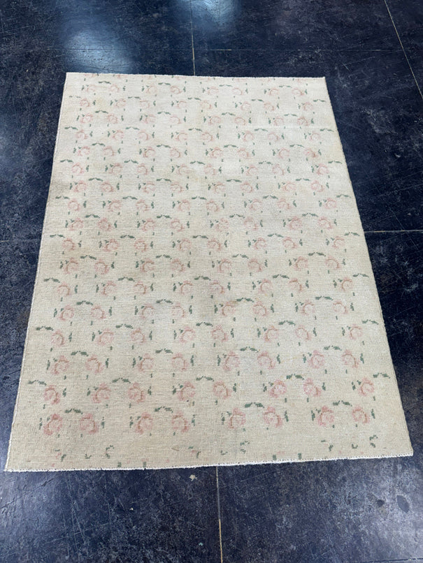 Turkish Vintage Rug 3'5'' x 4'9" #24823