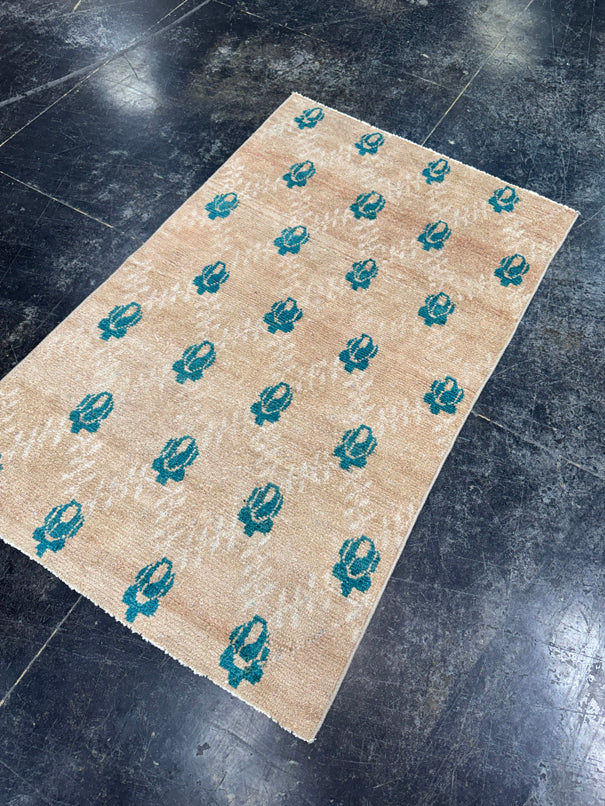 Turkish Vintage Rug 2'8'' x 4'4" #24818