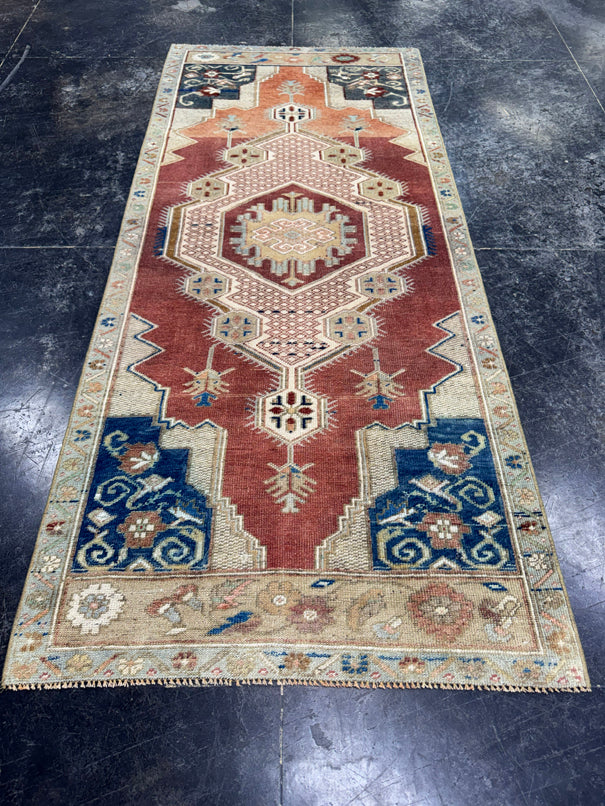 Turkish Vintage Runner Rug 2'8'' x 6'3'' #24816