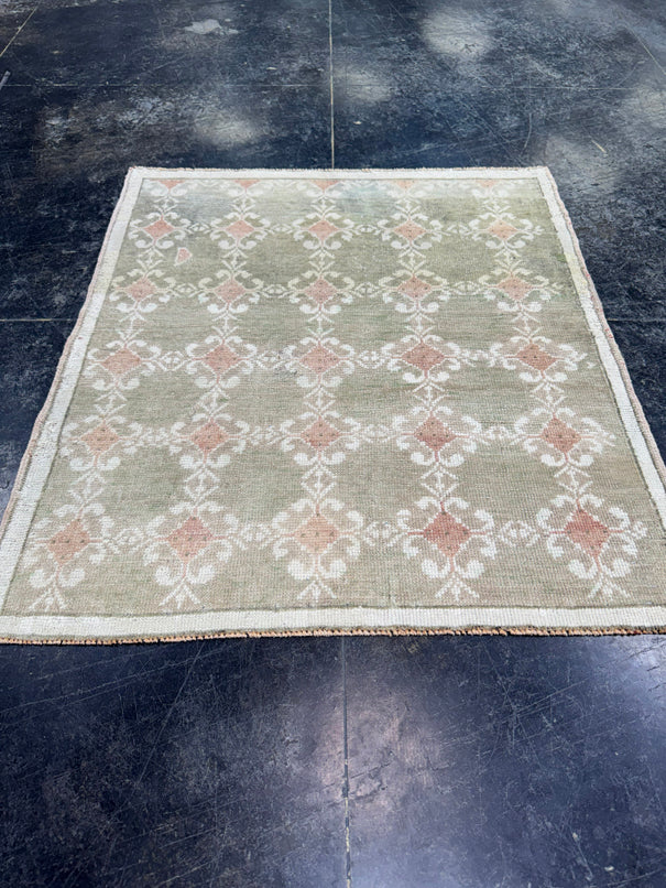 Turkish Vintage Rug 3' x 3'6" #24817