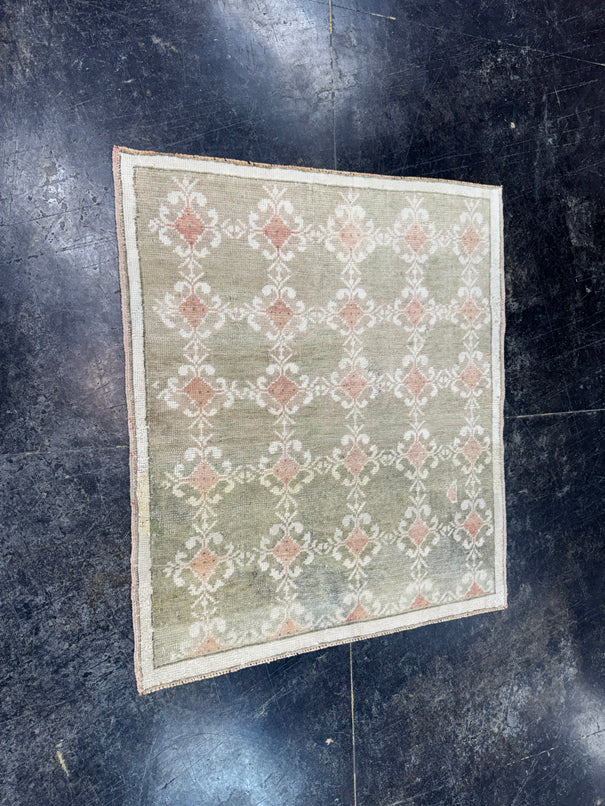 Turkish Vintage Rug 3' x 3'6" #24817
