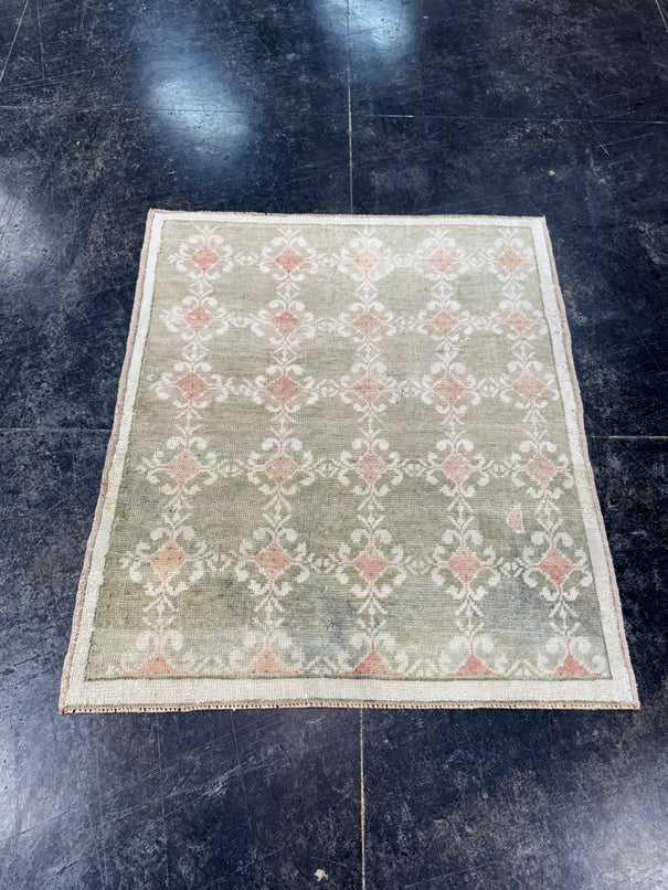 Turkish Vintage Rug 3' x 3'6" #24817