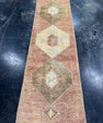 Turkish Vintage Runner Rug 2'7'' x 8'11'' #24814