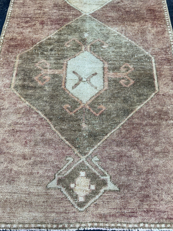 Turkish Vintage Runner Rug 2'7'' x 8'11'' #24814