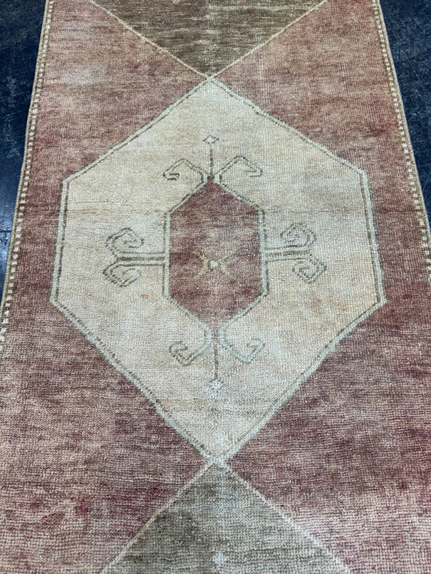 Turkish Vintage Runner Rug 2'7'' x 8'11'' #24814