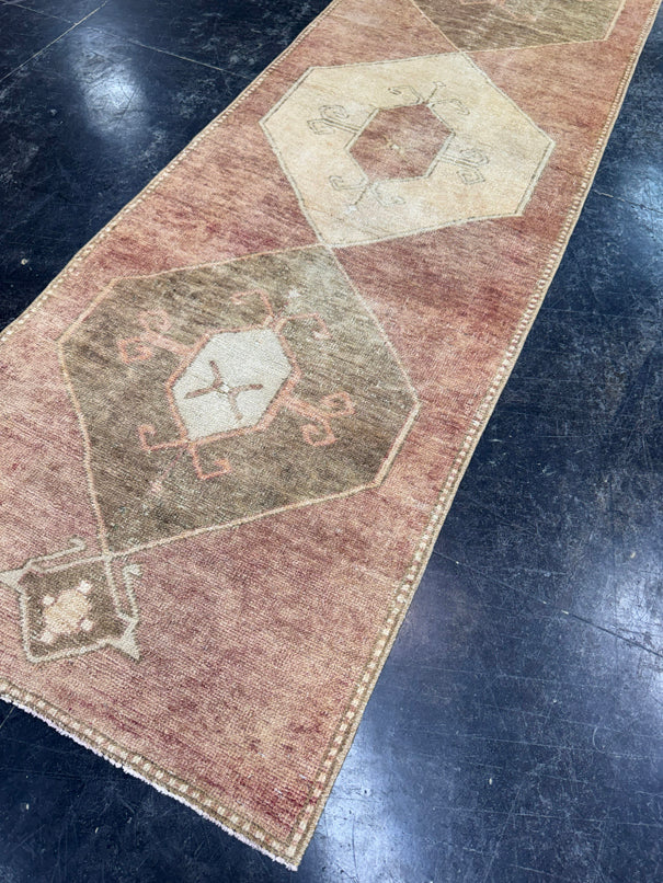 Turkish Vintage Runner Rug 2'7'' x 8'11'' #24814