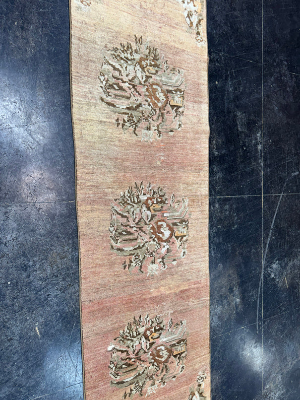Turkish Vintage Runner Rug 2'9'' x 8'8'' #24815