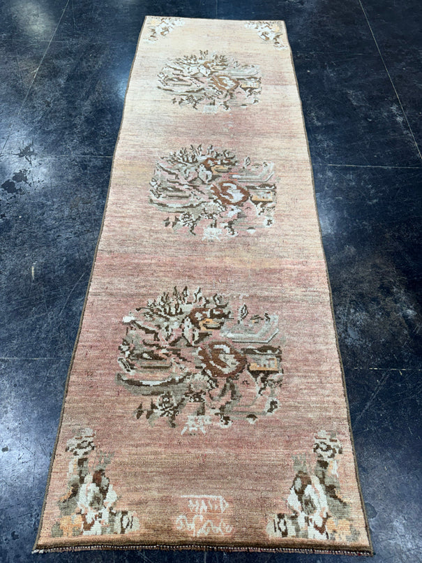 Turkish Vintage Runner Rug 2'9'' x 8'8'' #24815