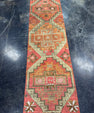 Turkish Vintage Runner Rug 2'11'' x 10' #24812