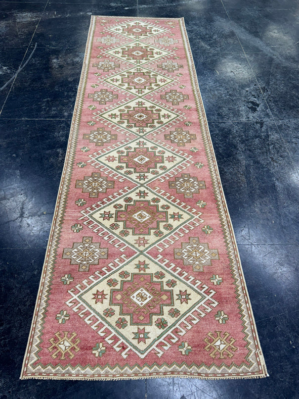 Turkish Vintage Runner Rug 2'11'' x 9'9'' #24813