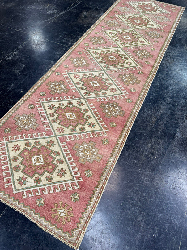 Turkish Vintage Runner Rug 2'11'' x 9'9'' #24813