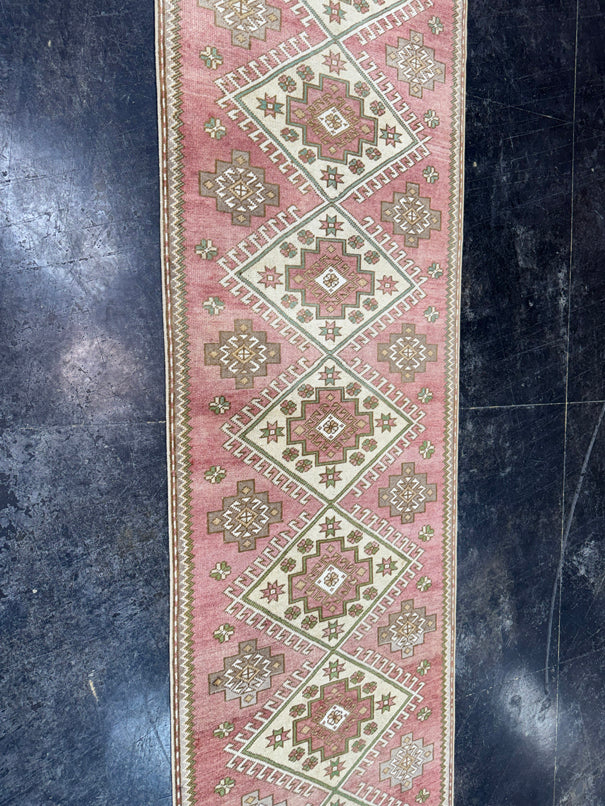 Turkish Vintage Runner Rug 2'11'' x 9'9'' #24813