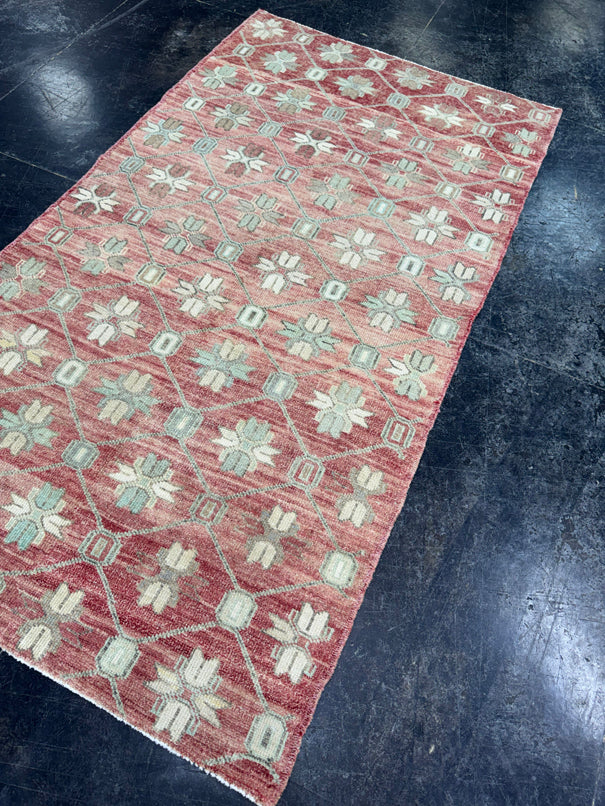 Turkish Vintage Rug 3'5'' x 6'3" #24808