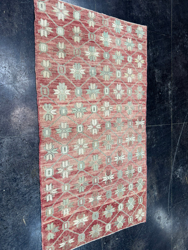 Turkish Vintage Rug 3'5'' x 6'3" #24808
