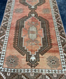 Turkish Vintage Runner Rug 3'4'' x 7'5'' #24809