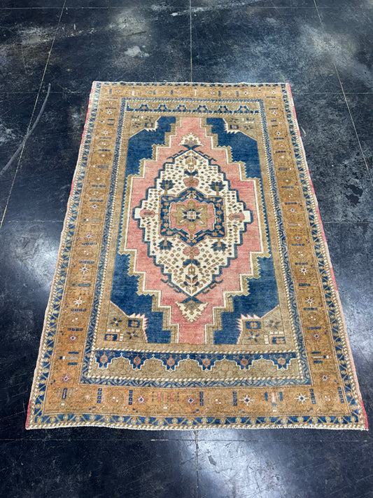 Turkish Vintage Rug 3'11'' x 6'2" #24807
