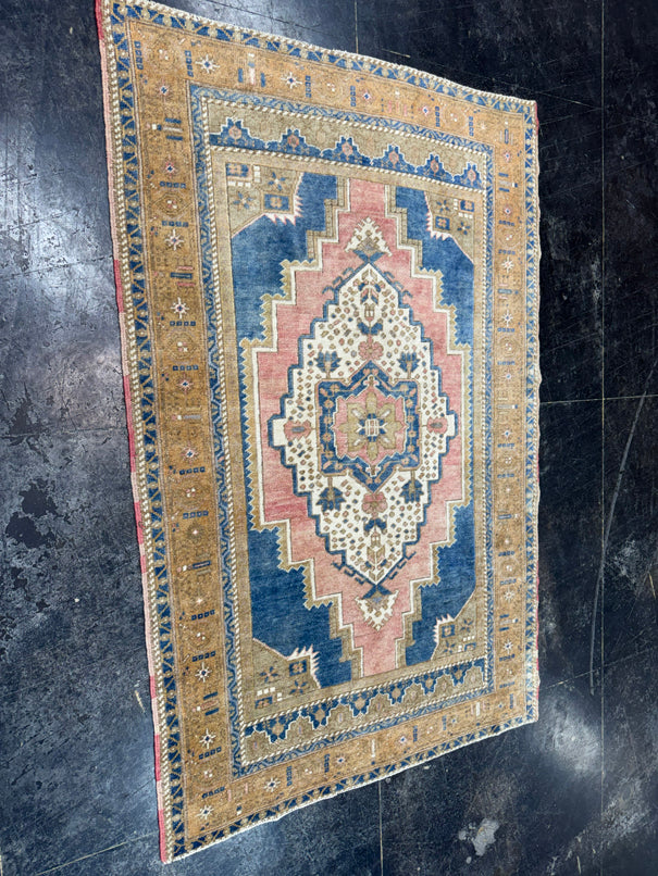 Turkish Vintage Rug 3'11'' x 6'2" #24807