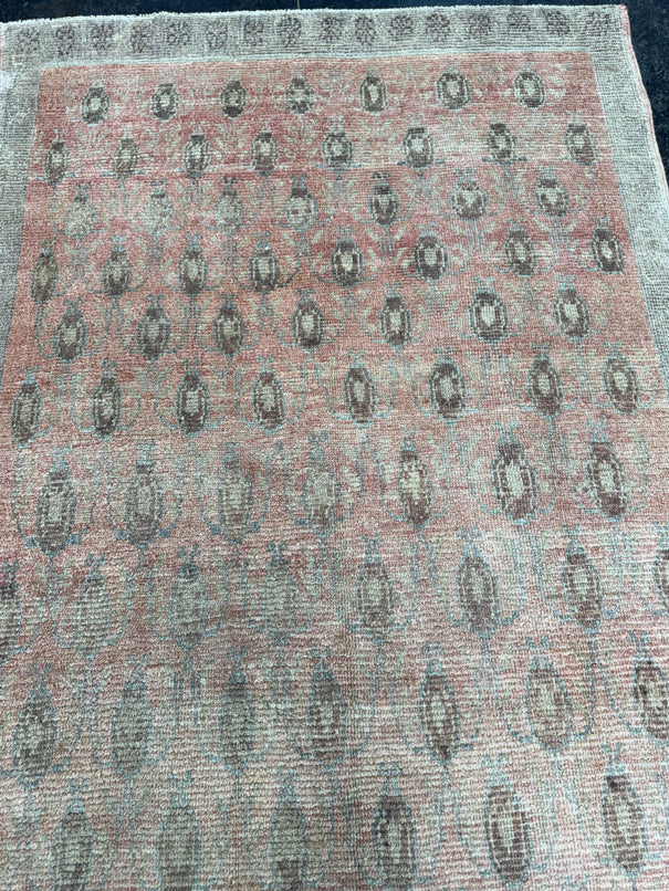 Turkish Vintage Runner Rug 3'9'' x 8'11'' #24805