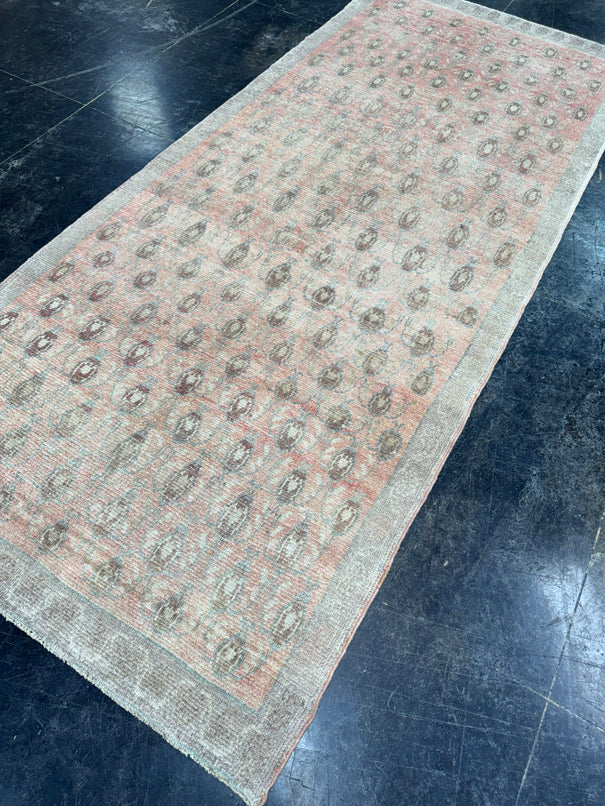 Turkish Vintage Runner Rug 3'9'' x 8'11'' #24805