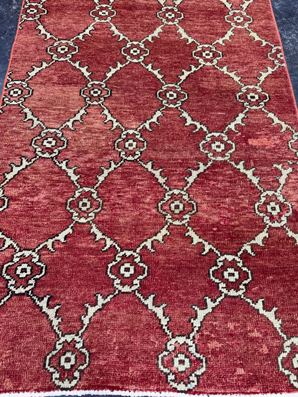 Turkish Vintage Runner Rug 3' x 10' #24804
