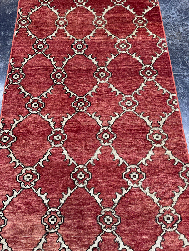 Turkish Vintage Runner Rug 3' x 10' #24804