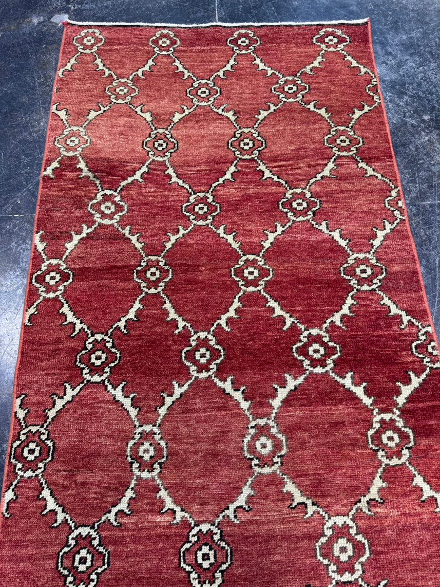 Turkish Vintage Runner Rug 3' x 10' #24804