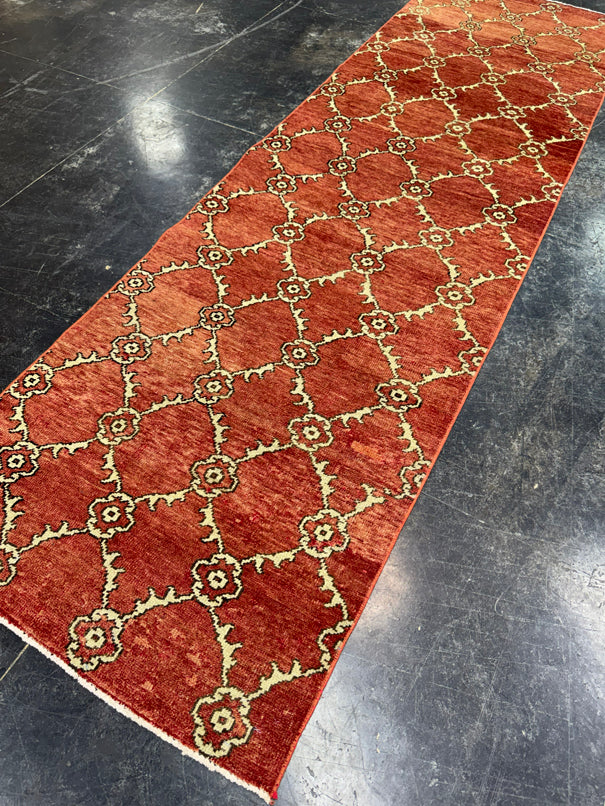 Turkish Vintage Runner Rug 3' x 10' #24804