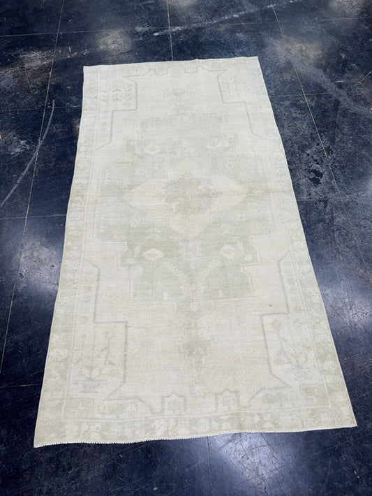 Turkish Vintage Rug 4'4'' x 8'3" #24803