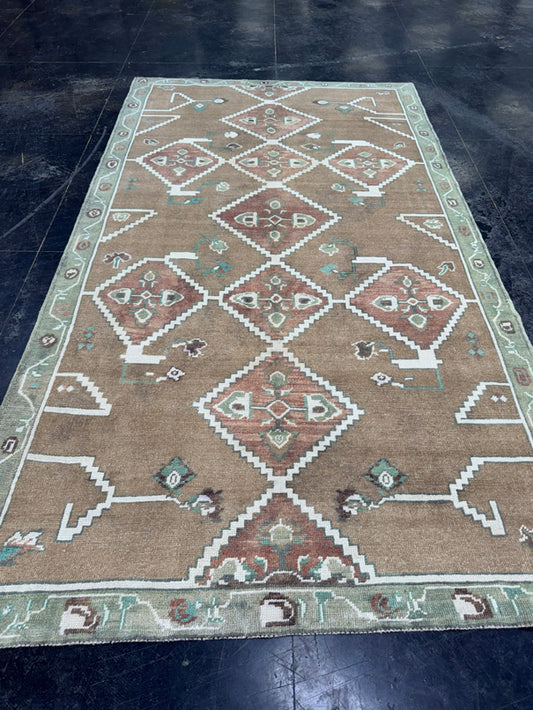 Turkish Vintage Rug 5'3'' x 9'5" #24802