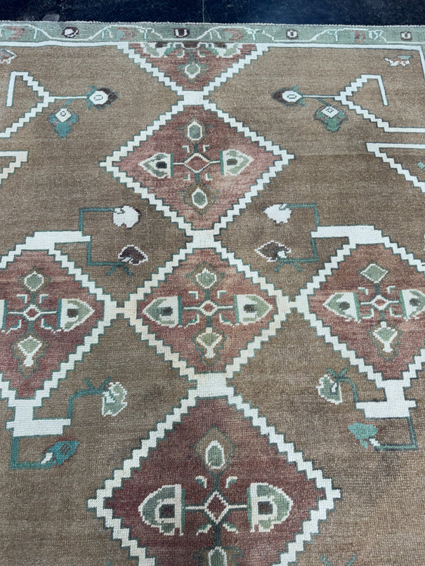Turkish Vintage Rug 5'3'' x 9'5" #24802