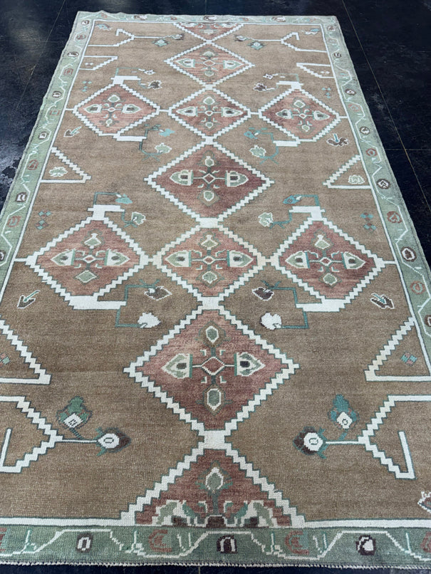 Turkish Vintage Rug 5'3'' x 9'5" #24802
