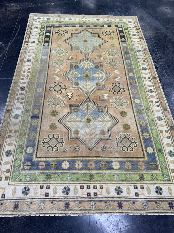 Turkish Vintage Rug 5'2'' x 8'4" #24800