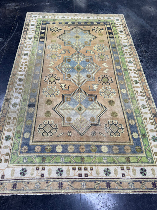 Turkish Vintage Rug 5'2'' x 8'4" #24800