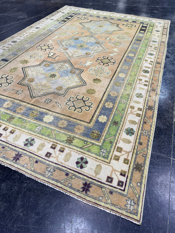 Turkish Vintage Rug 5'2'' x 8'4" #24800