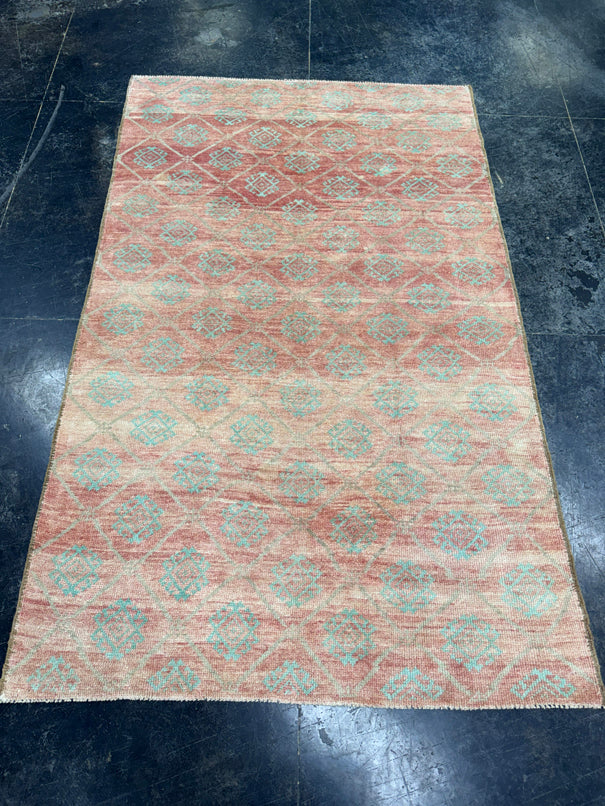 Turkish Vintage Rug 4' x 6'6" #24799