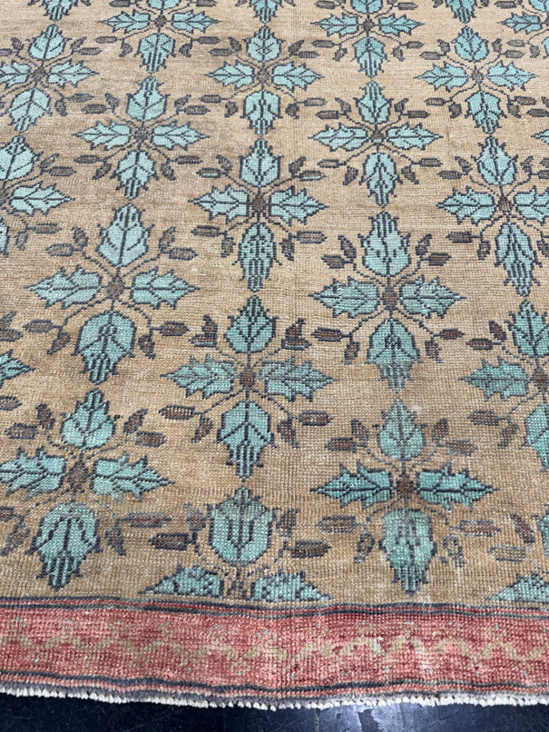 Turkish Vintage Rug 4'2'' x 7'5" #24798