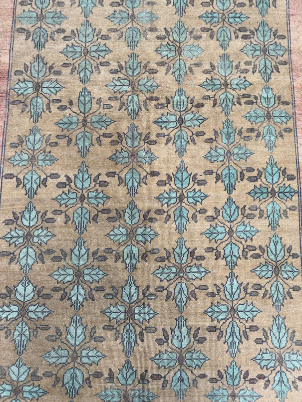 Turkish Vintage Rug 4'2'' x 7'5" #24798
