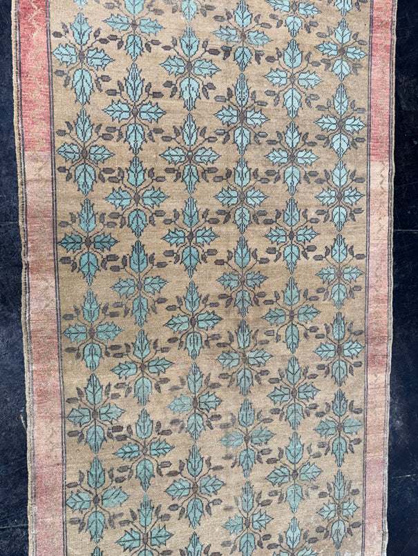 Turkish Vintage Rug 4'2'' x 7'5" #24798