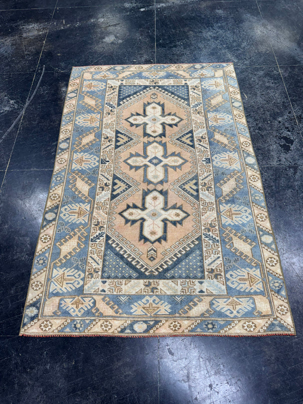Turkish Vintage Rug 4' x 6'4" #24797