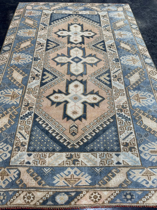 Turkish Vintage Rug 4' x 6'4" #24797