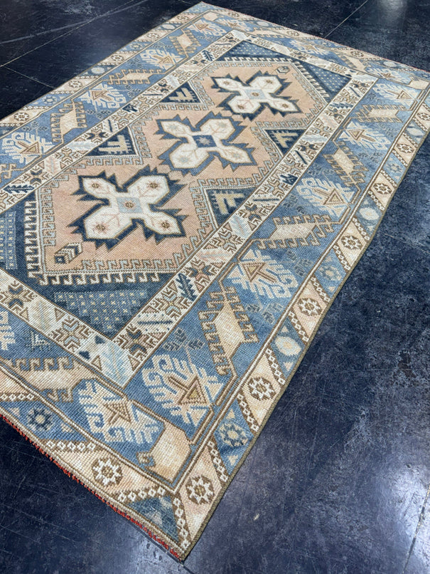 Turkish Vintage Rug 4' x 6'4" #24797