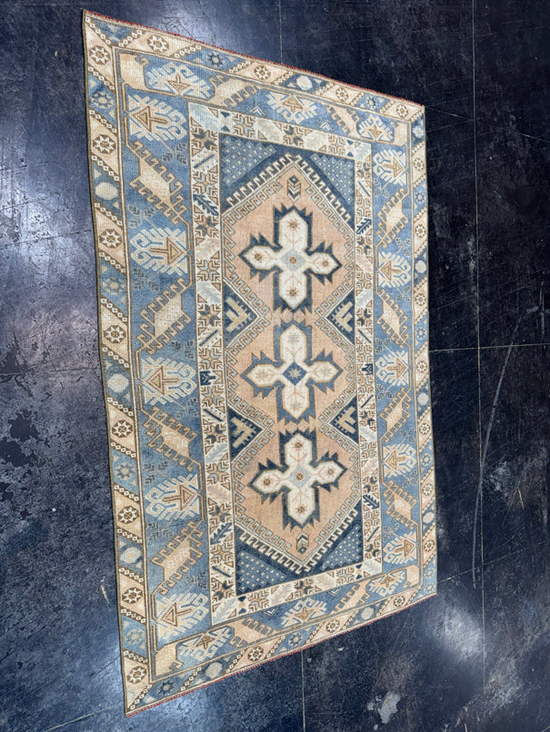 Turkish Vintage Rug 4' x 6'4" #24797