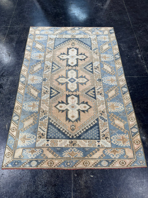 Turkish Vintage Rug 4' x 6'4" #24797