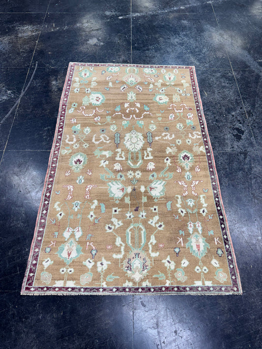 Turkish Vintage Rug 3'9" x 6'3" #24794