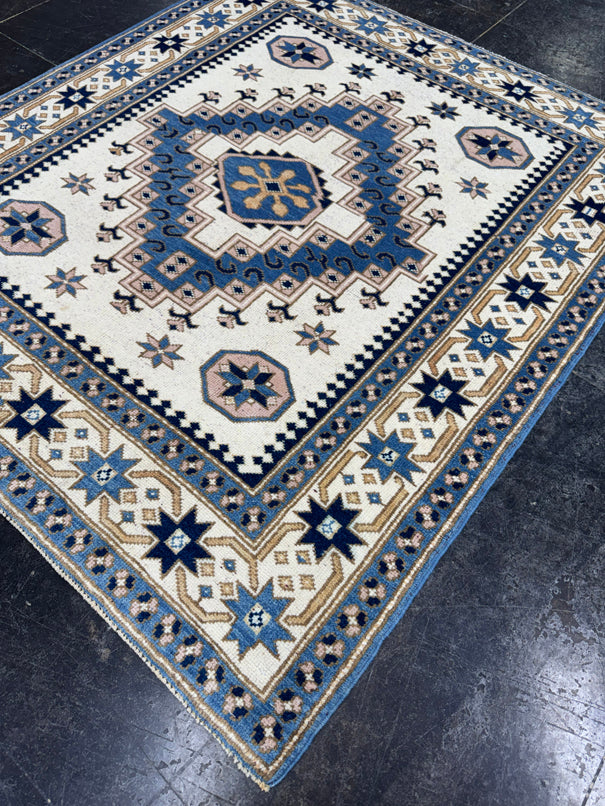 Turkish Vintage Rug 4'3" x 4'11" #24792