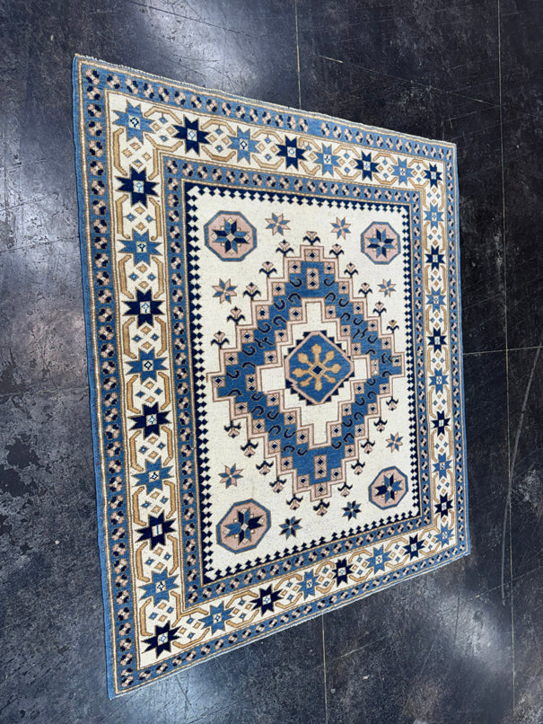 Turkish Vintage Rug 4'3" x 4'11" #24792