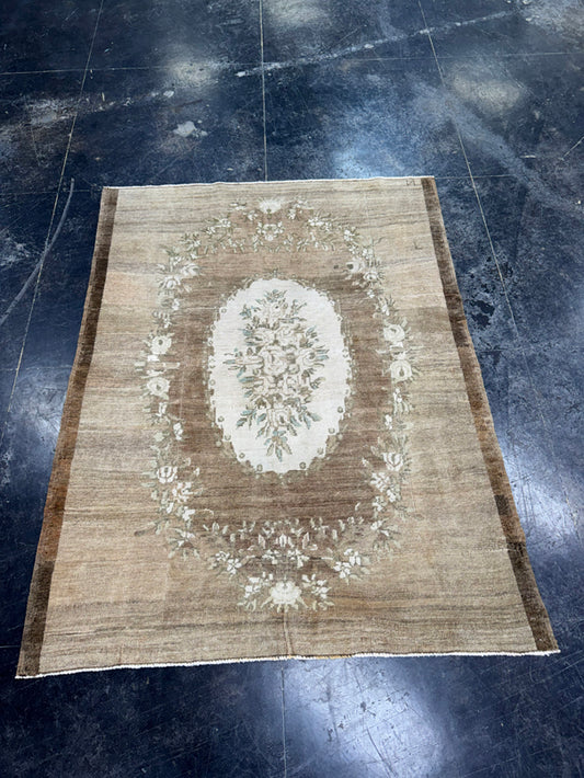 Turkish Vintage Rug 4'10" x 6'3" #24789