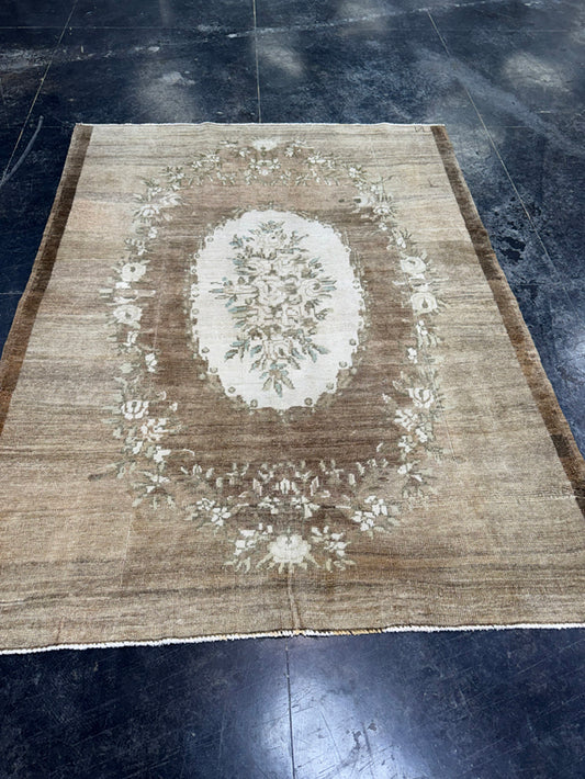 Turkish Vintage Rug 4'10" x 6'3" #24789