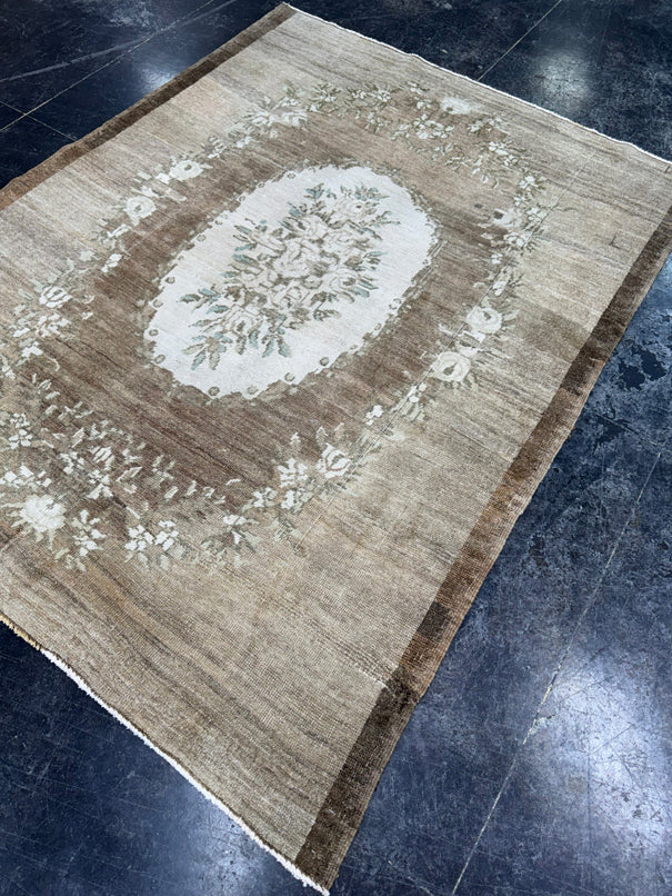 Turkish Vintage Rug 4'10" x 6'3" #24789