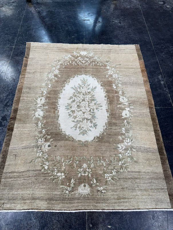 Turkish Vintage Rug 4'10" x 6'3" #24789